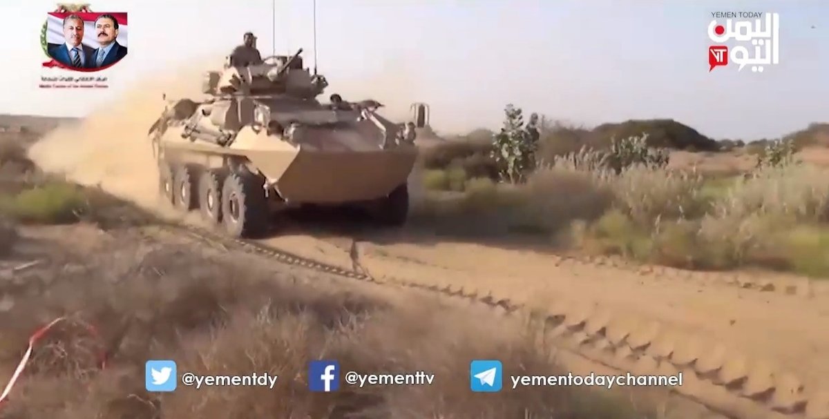 Saudi army LAV-25 in Hajjah province.   