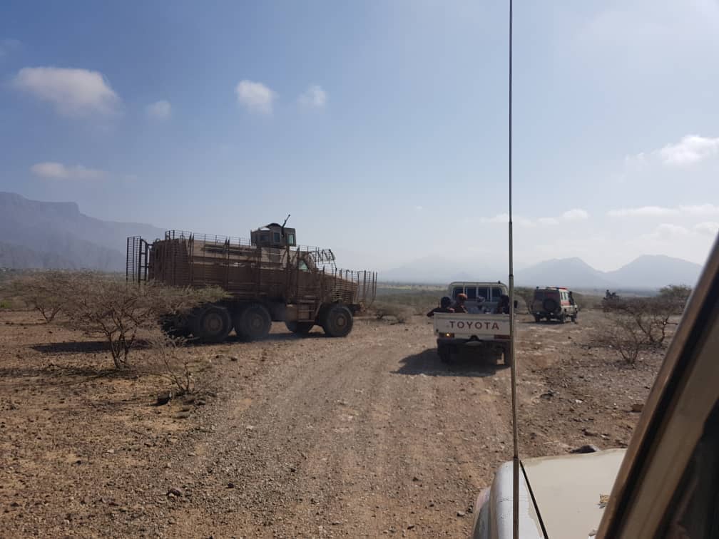 With the support of UAE helicopters. The rapid intervention forces led by Abdullatif al-Sayyid control an al-Qaeda camp in Wadi Omra on the outskirts of Mawdiyya in Abyan Governorate, which is the largest stronghold of the organization. It was fully controlled after the battles and siege of the camp lasted three days and a number of elements of the organization were killed,