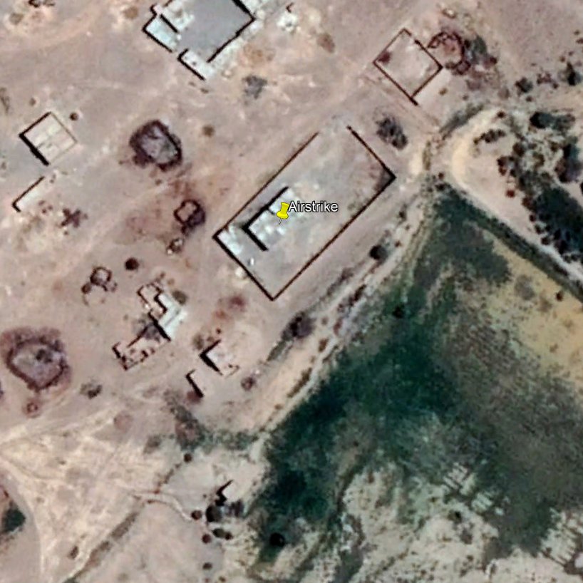 Airstrike in Marib, targeting a SA-6 missile system at: 15°45'40.66N 44°48'52.77E