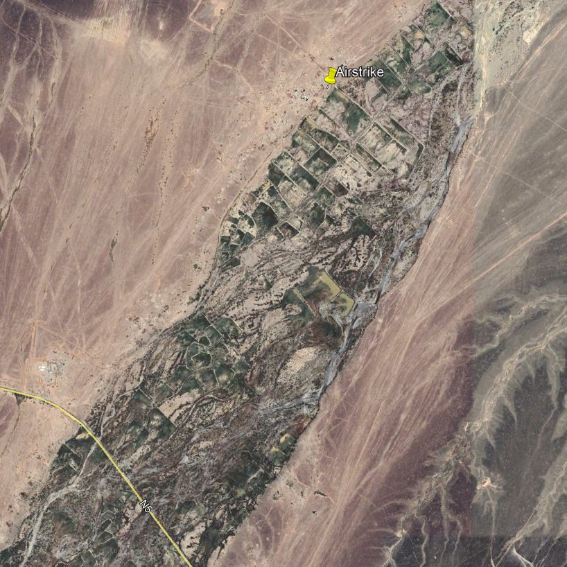 Airstrike in Marib, targeting a SA-6 missile system at: 15°45'40.66N 44°48'52.77E