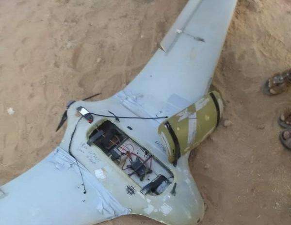 Downing of a Houthi militia drone in the sky of Bayhan