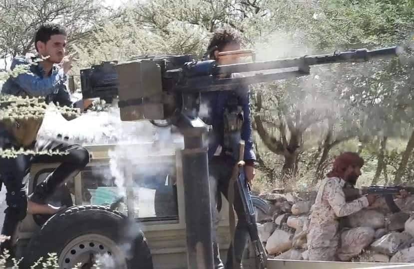 The failure of an infiltration transfer of the Houthi militia in the Al-Thokhub sector, northeast of the Al-Hasha district in Al-Dhalea, and the number of dead and wounded in its ranks