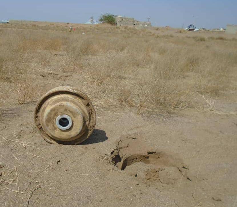 Two children from one family were killed by the explosion of a mine left by the Houthi militia while they were grazing sheep in the village of Al-Jaruba, south of Al-Tahita District of Al-Hadath Governorate