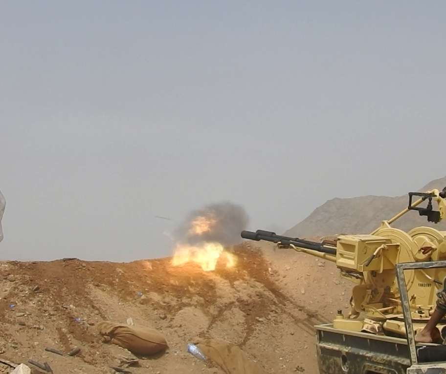 Army forces break up an attack by the Houthi militia south of Ma'rib and incur heavy losses