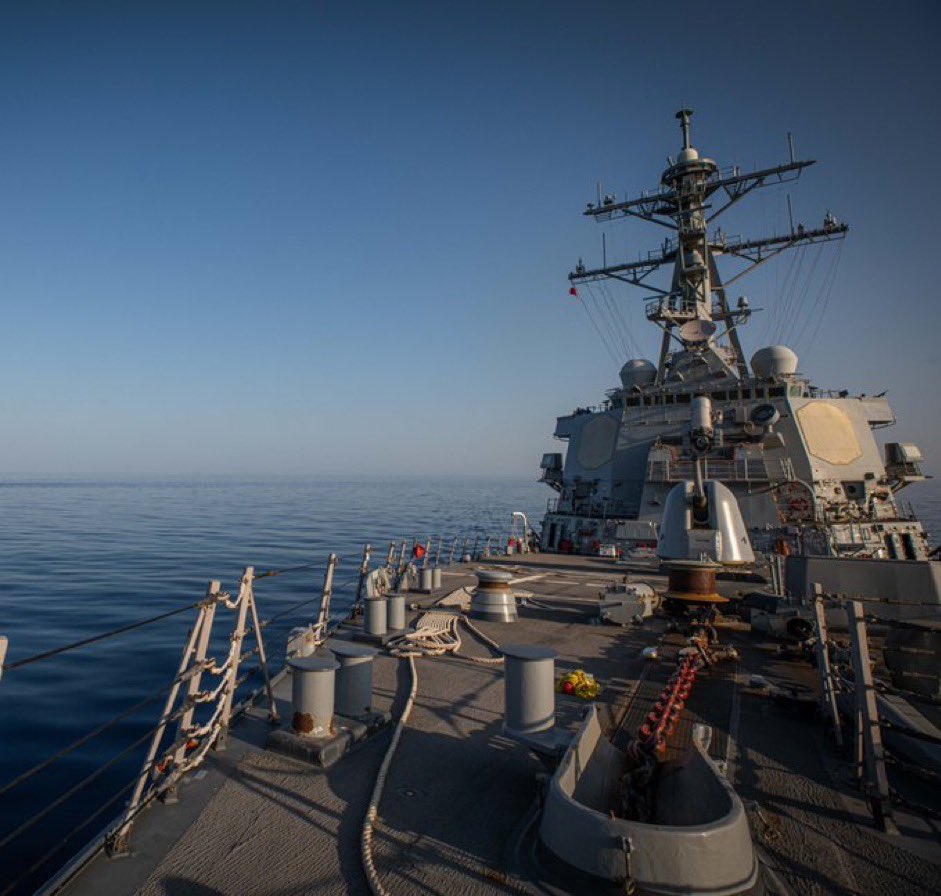 CENTCOM:Red Sea On March 5, between the hours of 3 p.m. and 5 p.m. (Sanaa time), U.S. Central Command (CENTCOM) forces shot down one anti-ship ballistic missile and three one-way attack unmanned aerial systems launched from Iranian-backed Houthi controlled areas of Yemen toward USS Carney (DDG 64) in the Red Sea. There are no injuries or damage to the ship.Later between 8:45 p.m. and 9:40 p.m., CENTCOM forces destroyed three anti-ship missiles and three unmanned surface vessels(USV) in self-defense. The missiles and USVs were located in Houthi-controlled areas of Yemen. CENTCOM forces identified the missiles, UAVs, and USVs and determined that they presented an imminent threat to merchant vessels and to the U.S. Navy ships in the region. These actions are taken to protect freedom of navigation and make international waters safer and more secure for U.S. Navy and merchant vessels