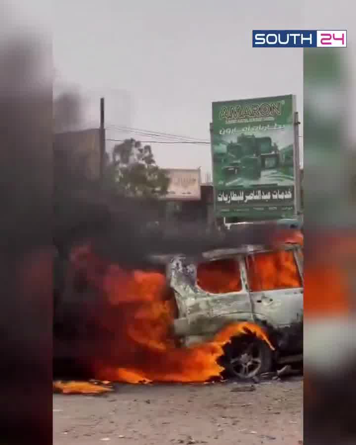 Security source: An explosion targeted a civilian vehicle in the Fayoush area in Lahj