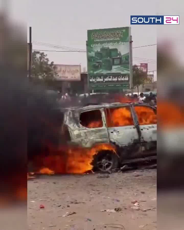 Security source: An explosion targeted a civilian vehicle in the Fayoush area in Lahj