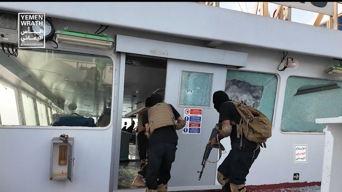 The Houthis have shown the sinking of the Liberia-flagged, Greek-operated MAGIC SEAS bulk carrier in the Red Sea. The vessel was boarded by Houthi fighters and later blown up with explosives