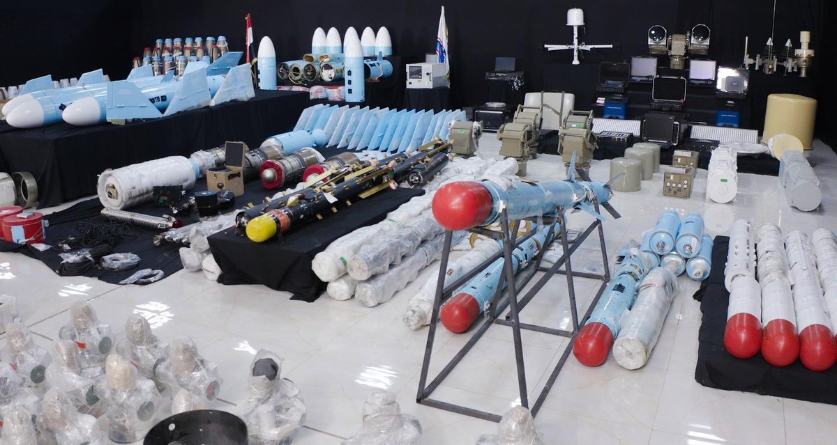 CENTCOM: Yemeni Partners Successfully Interdict Massive Iranian Weapons Shipment Bound for the Houthis. Congratulations to the Yemeni National Resistance  Forces (NRF), led by Gen. Tareq Saleh, for the largest seizure of Iranian advanced conventional weapons in their history. The NRF intercepted and seized over 750 tons of  munitions and hardware to include hundreds of advanced cruise,  anti-ship, and anti-aircraft missiles, warheads and seekers, components  as well as hundreds of drone engines, air defense equipment,  radar systems, and communications equipment.