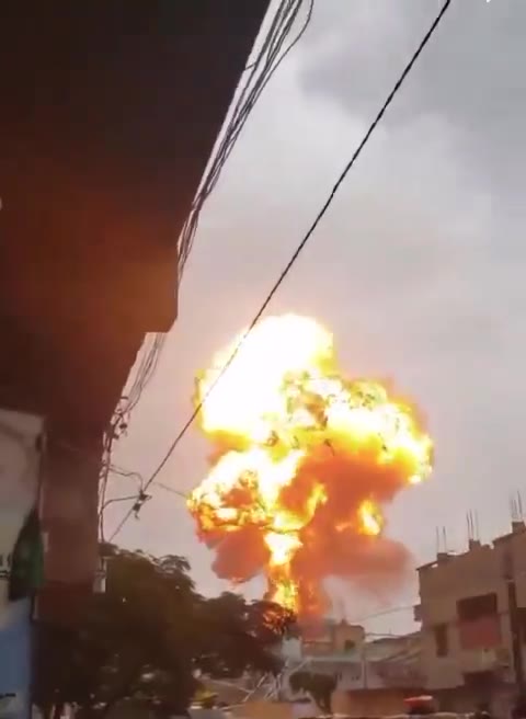 Additional footage circulating online purports to show one of the Israeli strikes in Sanaa