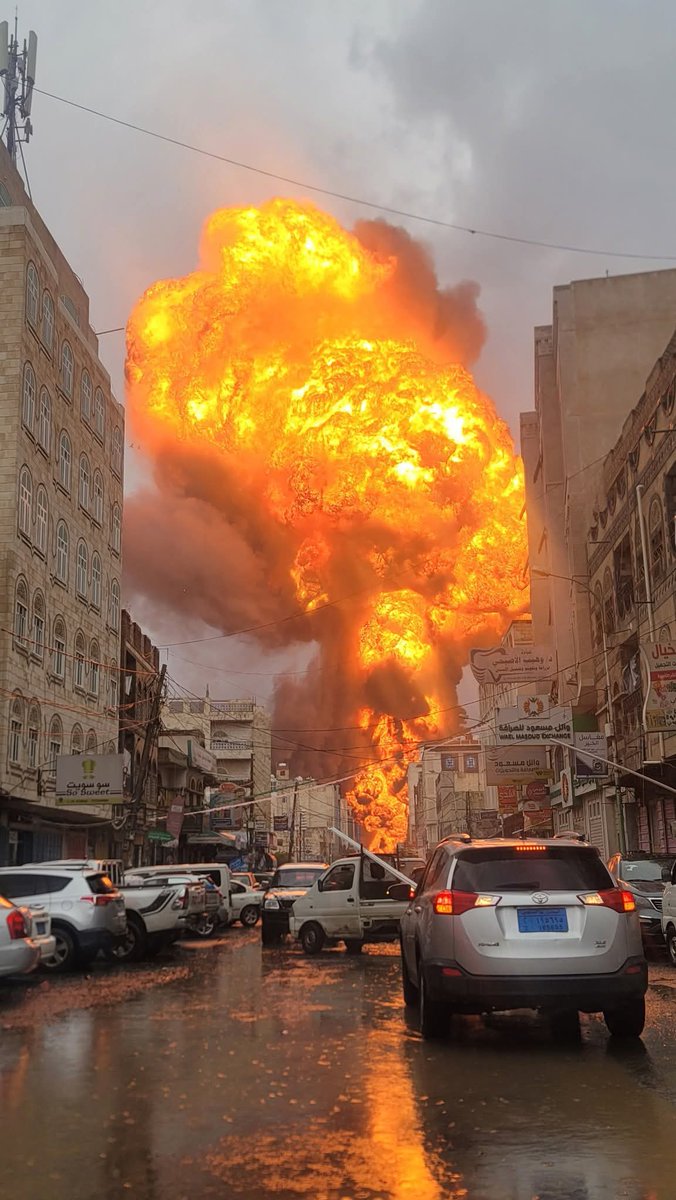 Additional footage circulating online purports to show one of the Israeli strikes in Sanaa