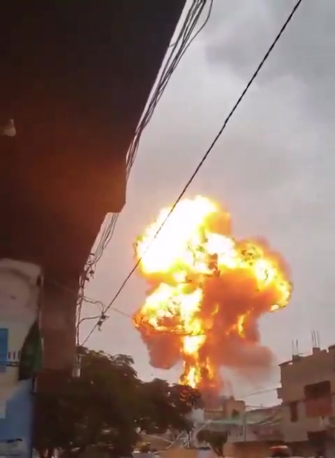 Additional footage circulating online purports to show one of the Israeli strikes in Sanaa