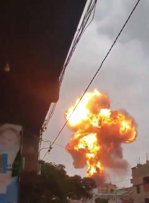 Additional footage circulating online purports to show one of the Israeli strikes in Sanaa