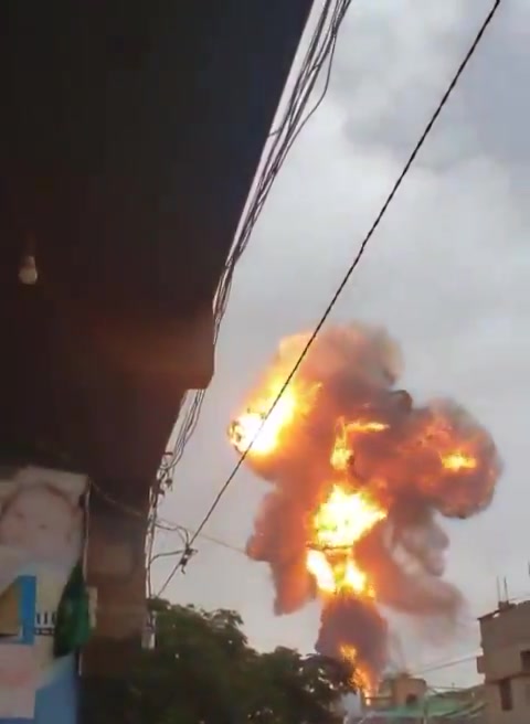 Additional footage circulating online purports to show one of the Israeli strikes in Sanaa