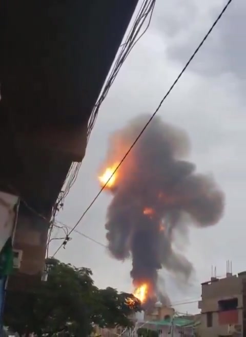 Additional footage circulating online purports to show one of the Israeli strikes in Sanaa