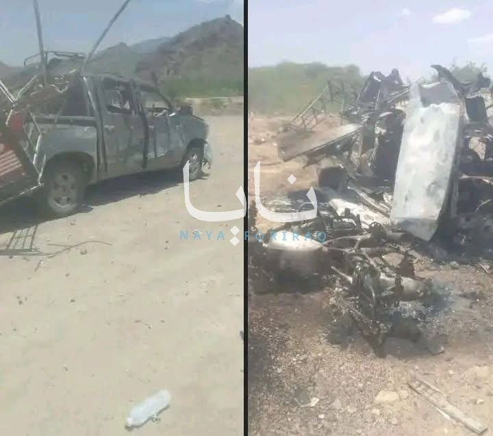 Government forces convoy was ambushed bu Houthis in Al-Waziyah, Taiz