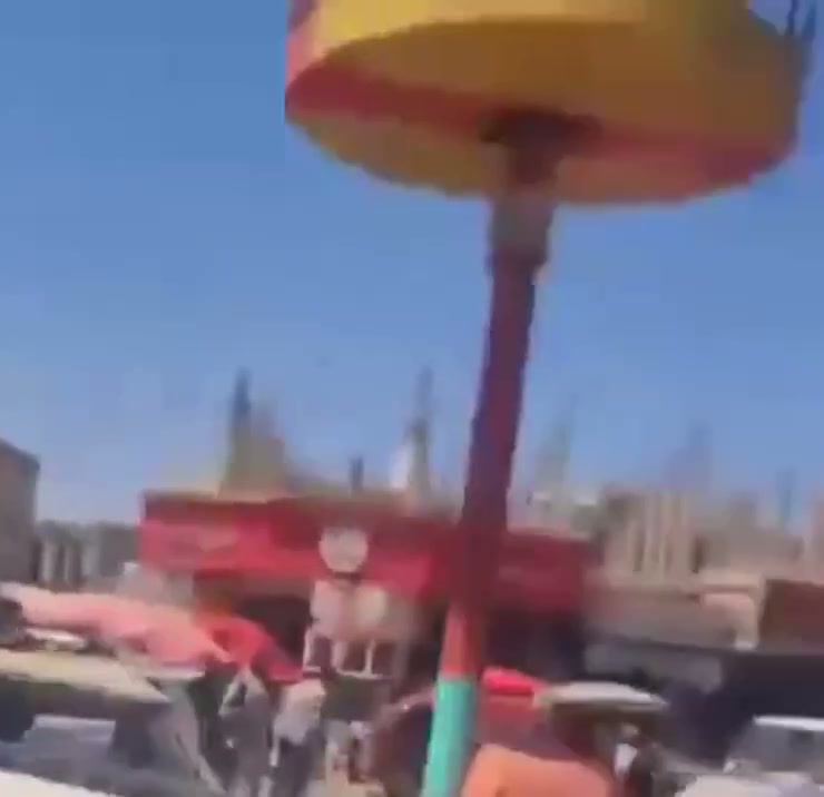 Airstrikes hit Houthi-controlled military base in Yarim area, Ibb Governorate, central Yemen